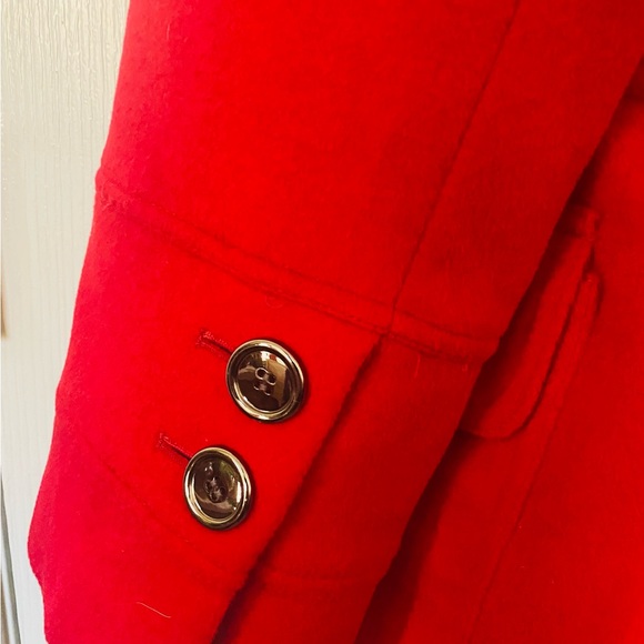 60% Lamb Wool - Red Pea Style Coat - Picture 7 of 8
